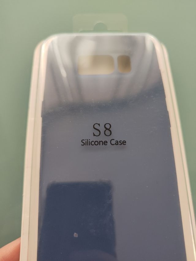 SAMSUNG S8 FUNDA AZUL NUEVA