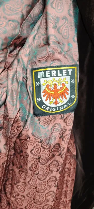 GIACCA IN VELLUTO MERLET ORIGINALE tg 48 50