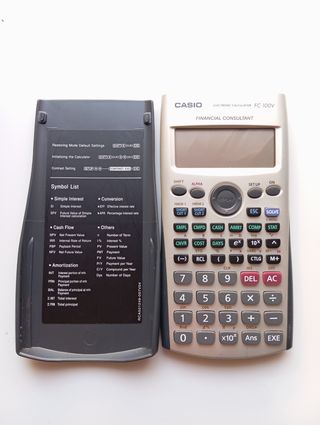 Calculado Financiera Casio FC-100V