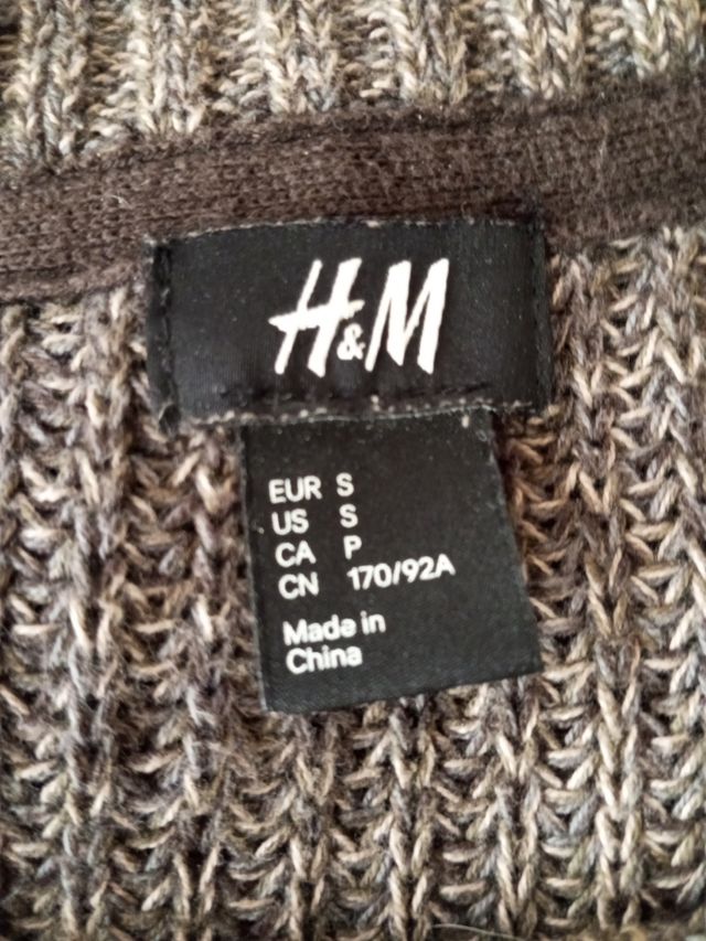 Jersey marrón. H&M . Talla S