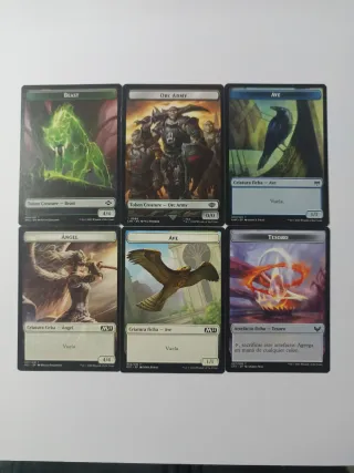Lote De 50 Cartas Magic, (Tokens).