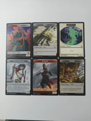 Lote De 50 Cartas Magic, (Tokens).