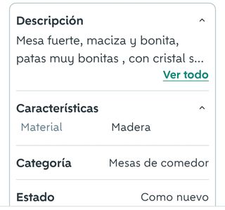 Mesa rustica 