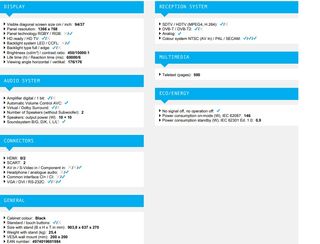 Televisor Sharp de 37 pulgadas