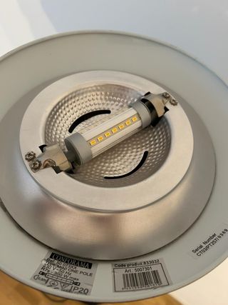 Lámpara de pie metal negro mate