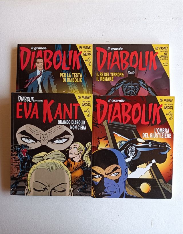 4 album il grande Diabolik 2003,2004