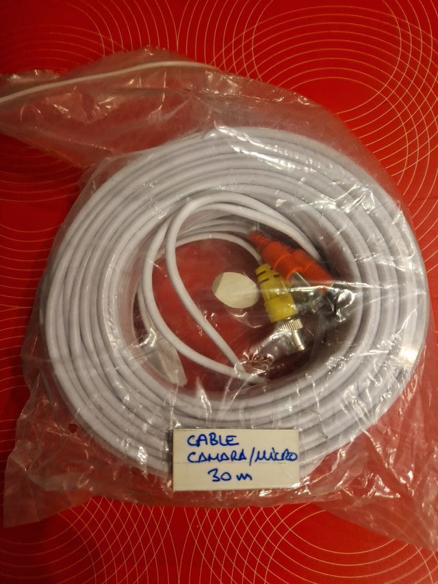 Cable 30 m Audio / Video para Cámaras Segurirad