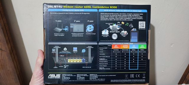 Módem Router ADSL Libre Inalámbrico