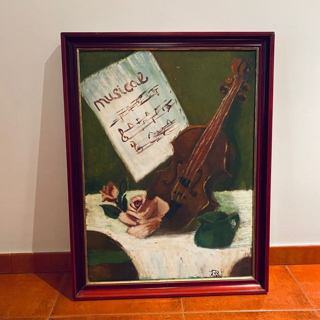 CUADRO NOTA MUSICAL 81 CM