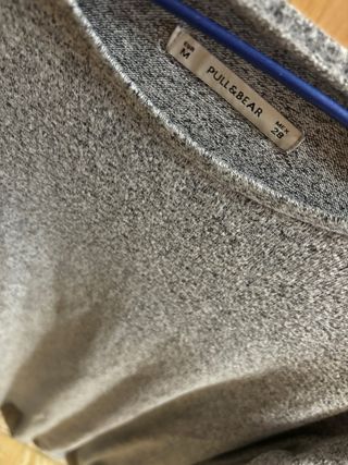 Vestido corto gris Pull & Bear