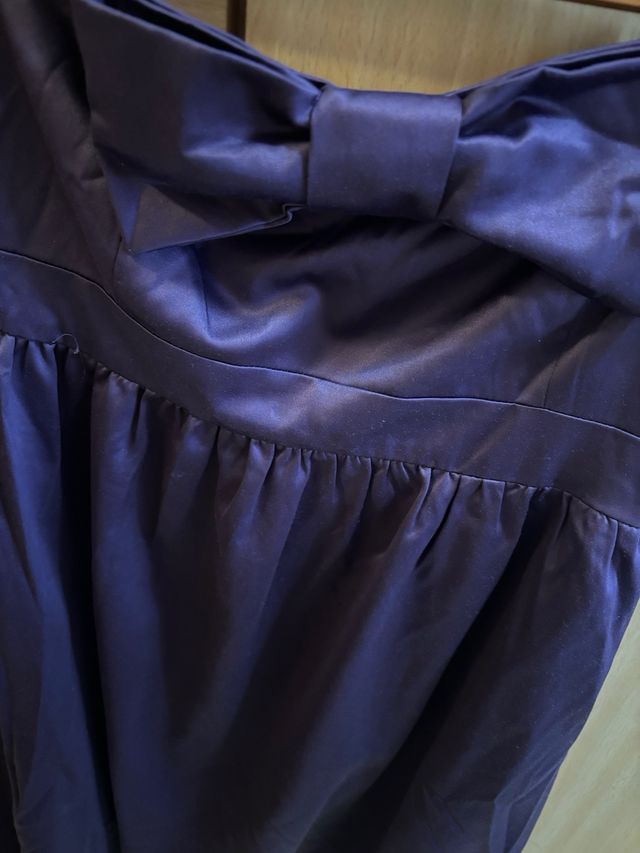 Vestido morado de fiesta