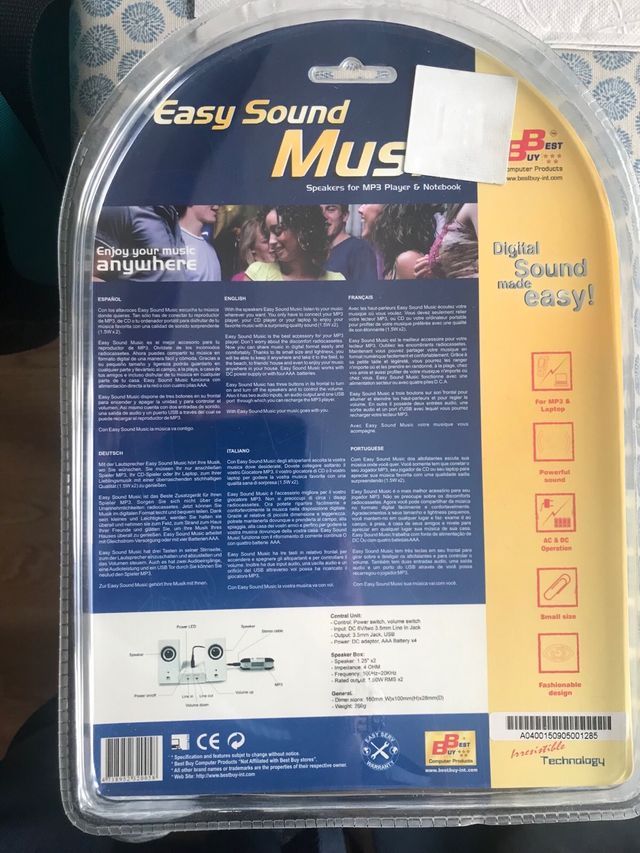ALTAVOCES PARA MP3 o ORDENADOR . Nuevo