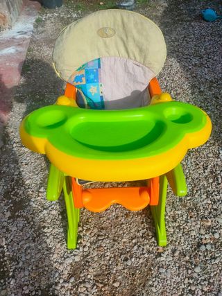 Trona 2 en 1: trona & escritorio