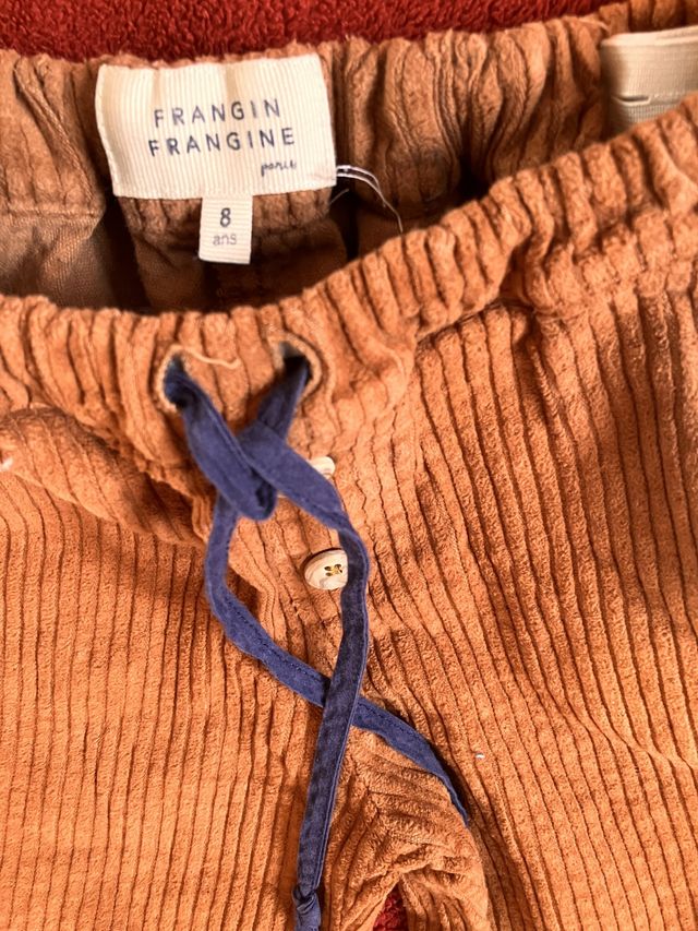 PANTALON MARRON PANA NIÑO/A FRANGIN FRANGINE