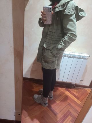Chaqueta verde militar