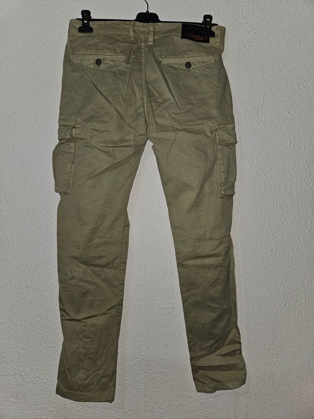 Pantaloni cargo cachi tg 48