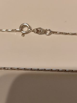 Cadena de plata de ley 40cm.