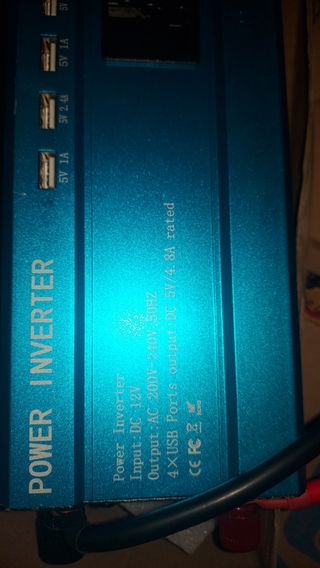 Inversor 2000w de 12/24