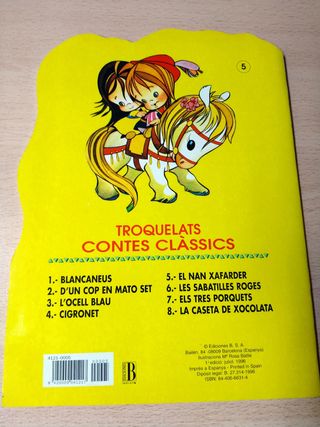 Cuentos troquelados en catalán