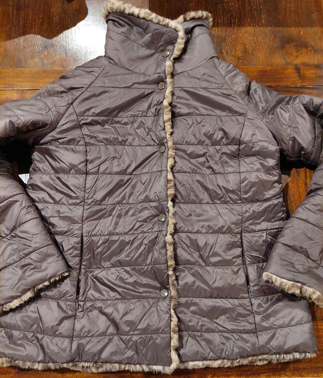 Anorak corto reversible mujer XXS Corte Inglés