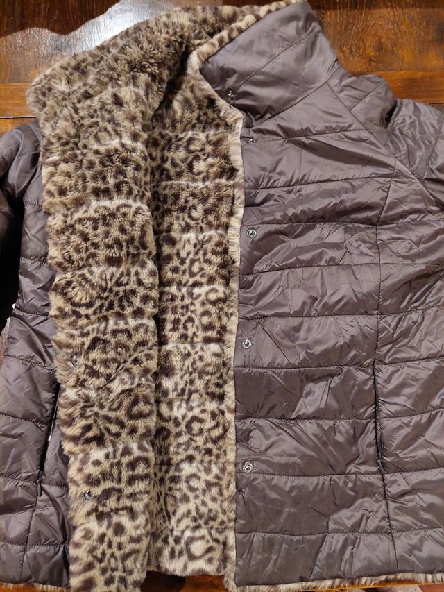 Anorak corto reversible mujer XXS Corte Inglés