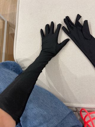 Guantes fiesta negros 