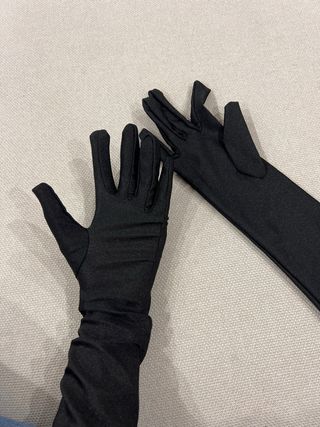 Guantes fiesta negros 