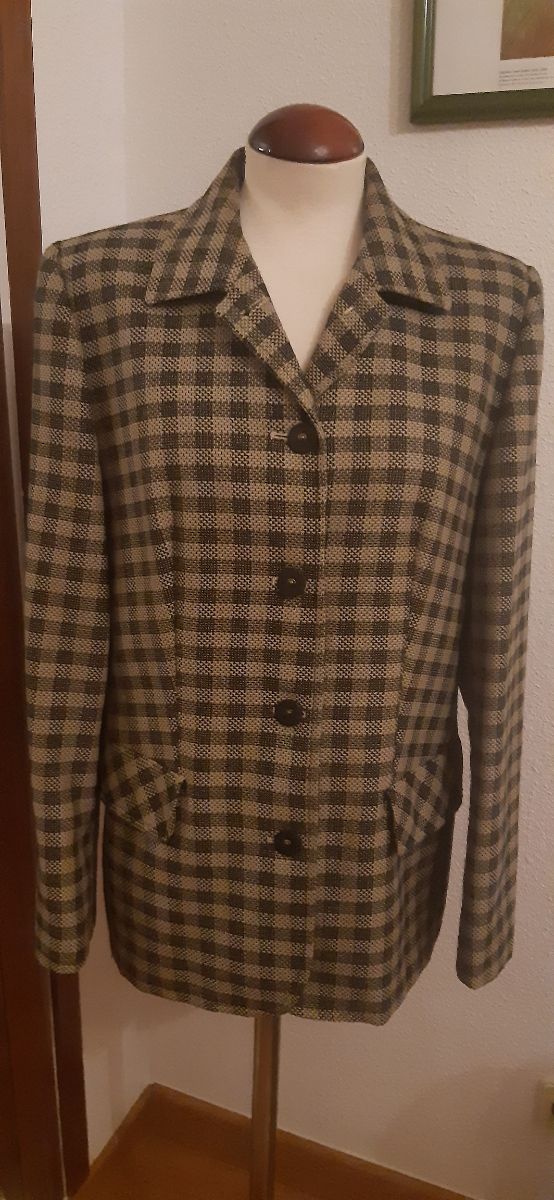 Americana cuadros señora