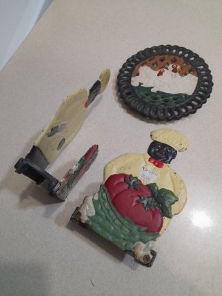 Servilleteros hierro fundido