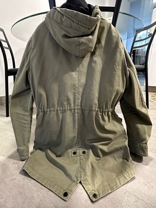 Parka Zara verde