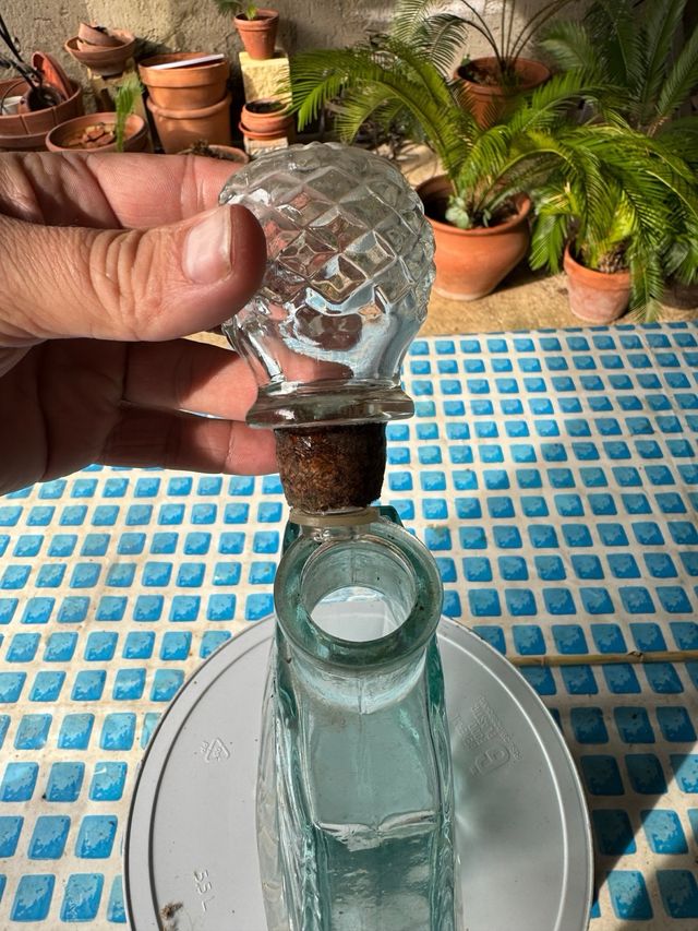 Botella cristal (Licorera)