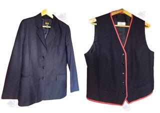 Chaqueta americana y chaleco 