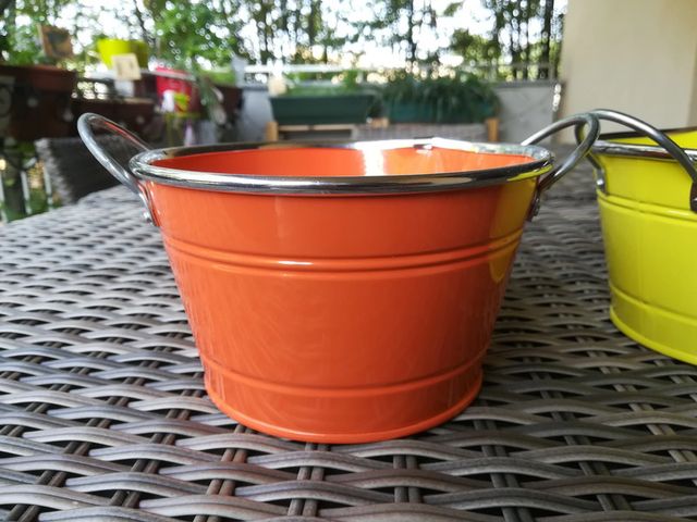 portavasi piante giardino balcone metallo ciotola