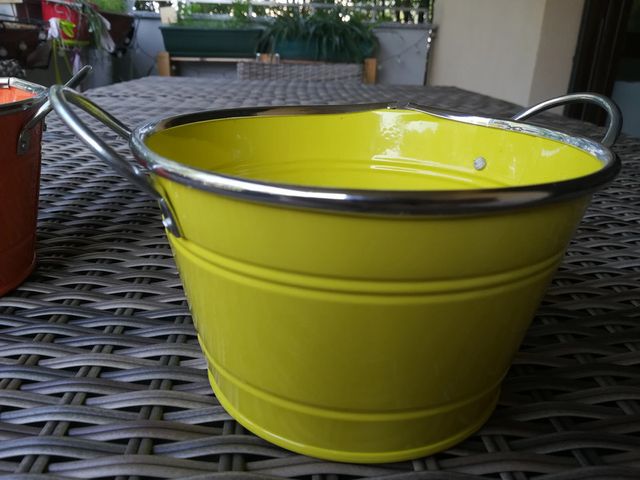 portavasi piante giardino balcone metallo ciotola