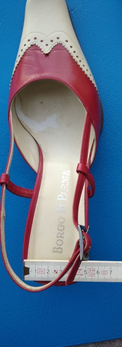 Scarpe vintage donna bicolore n. 36