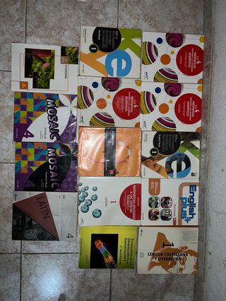 Libros de ESO y Bachillerato