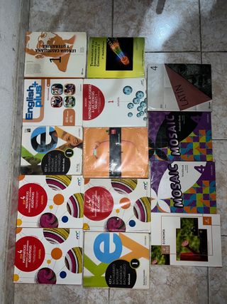 Libros de ESO y Bachillerato