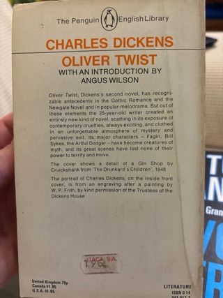 LIBRO: Olivier Twist (Charles Dickens)