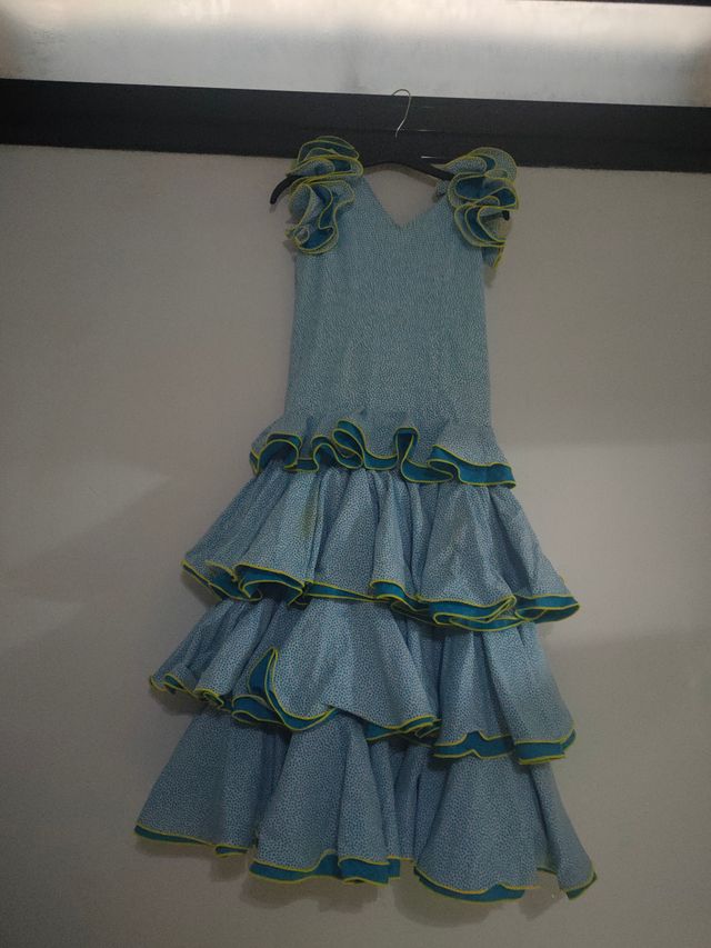 Traje de Flamenca niña T.8 (grande)