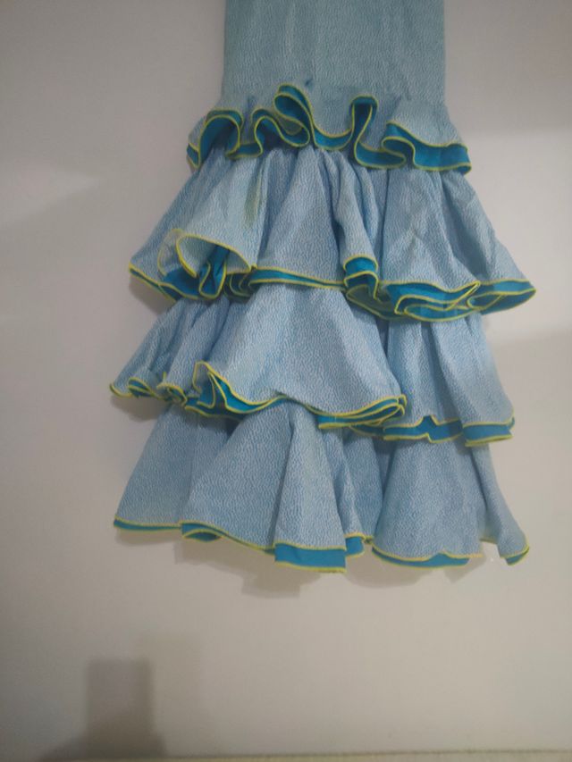 Traje de Flamenca niña T.8 (grande)