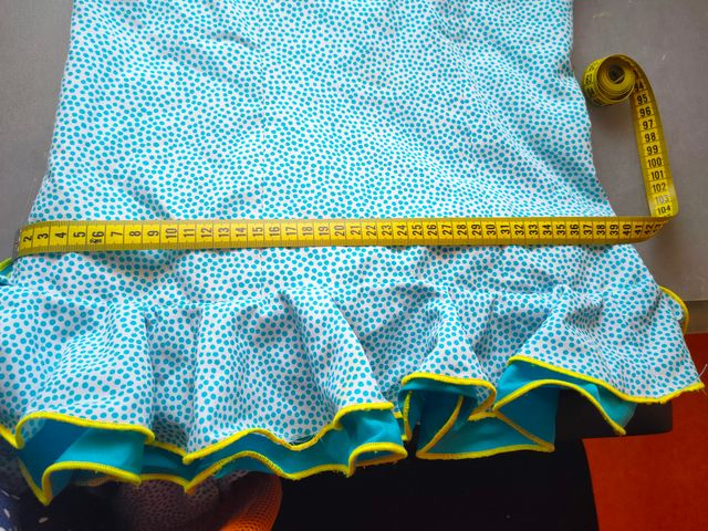 Traje de Flamenca niña T.8 (grande)