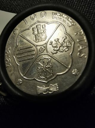Llavero moneda plata