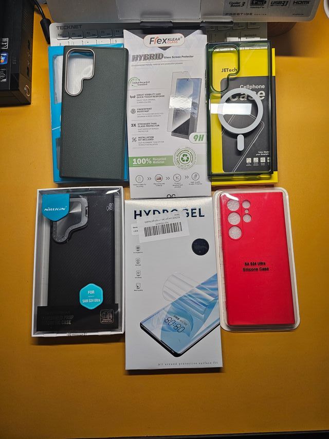 Pack fundas S24Ultra e Hidrogel 