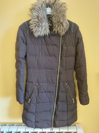 Cazadora anorak plumas