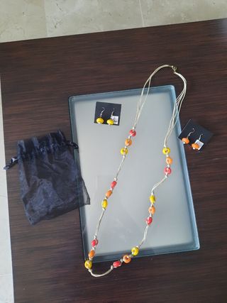 Conjunto collar y pendientes a estrenar