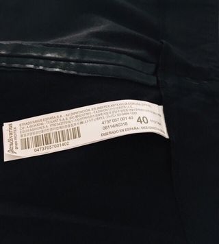 Stradivarius falda 40 efecto piel 