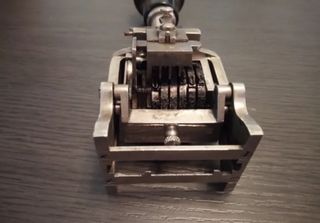 Antiguo Sello Numerador EL CASCO