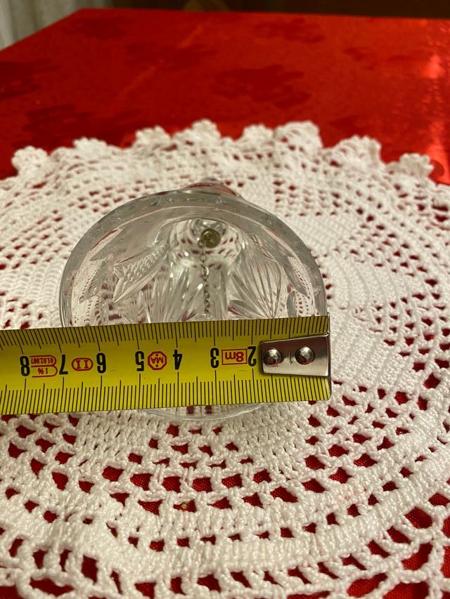 Campanella in cristallo decorato