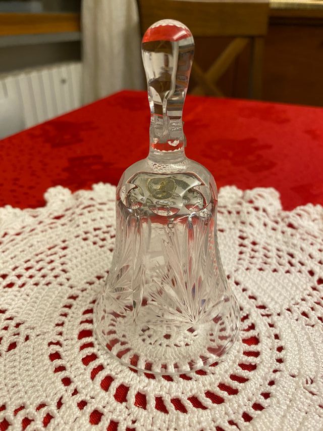 Campanella in cristallo decorato