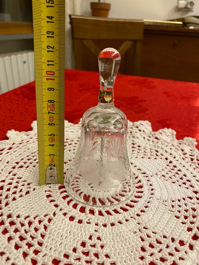 Campanella in cristallo decorato